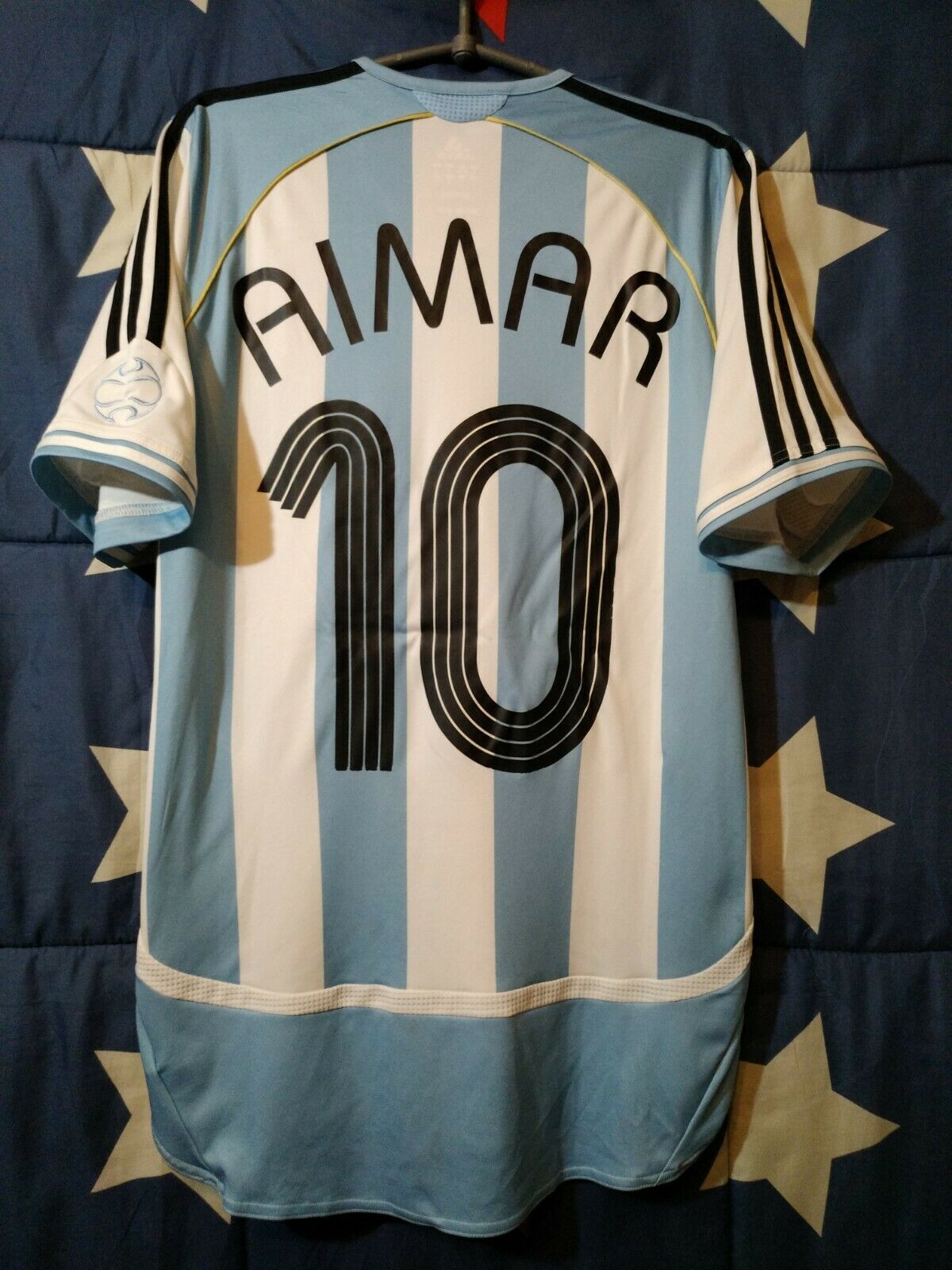 playa Adquisición Asesorar Argentine - Pablo AIMAR #10 - Small - YFS - Your Football Shirt
