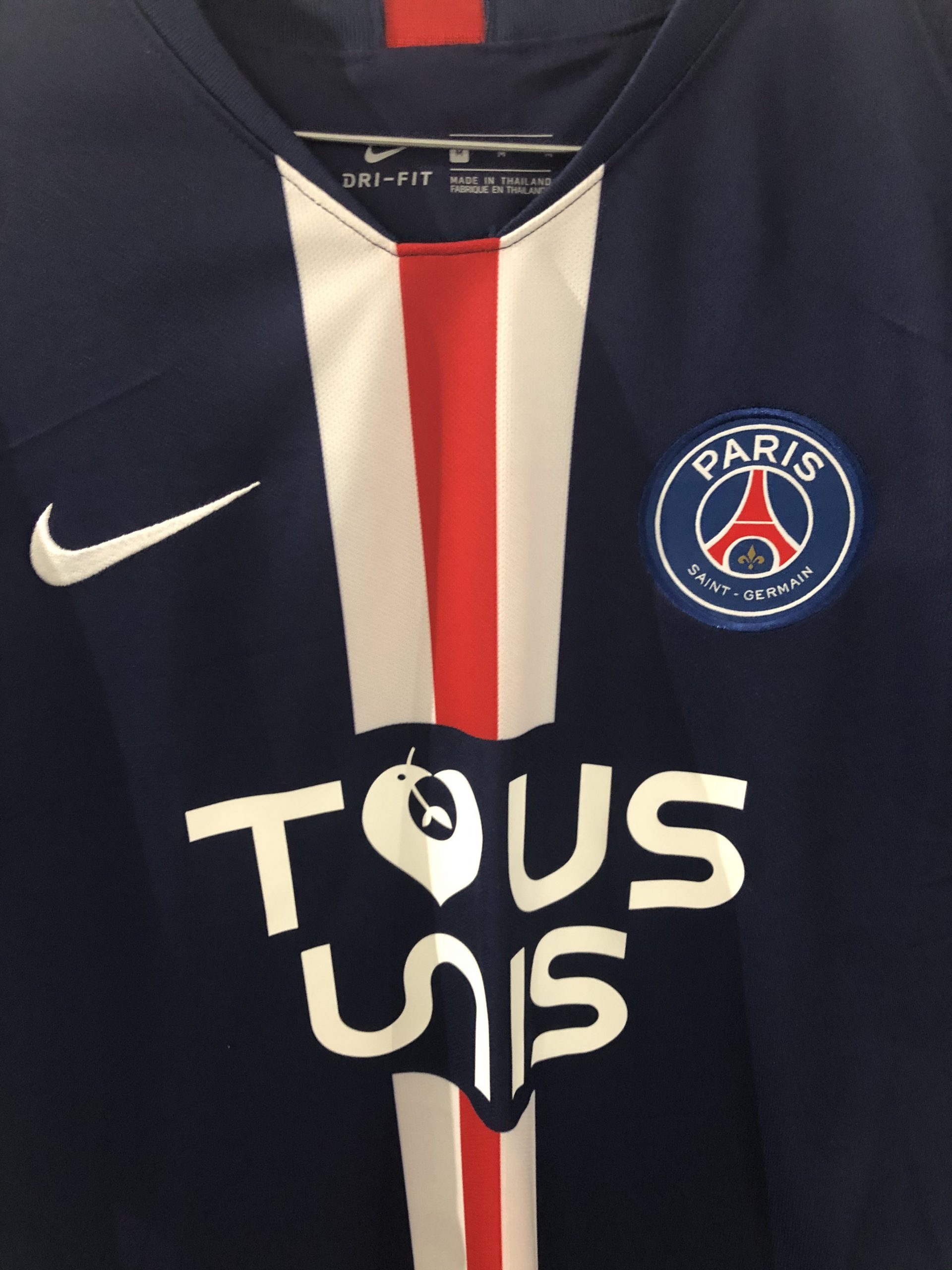 Maillot PSG Tous Unis Officiel 2019 2020 - YFS - Your Football Shirt