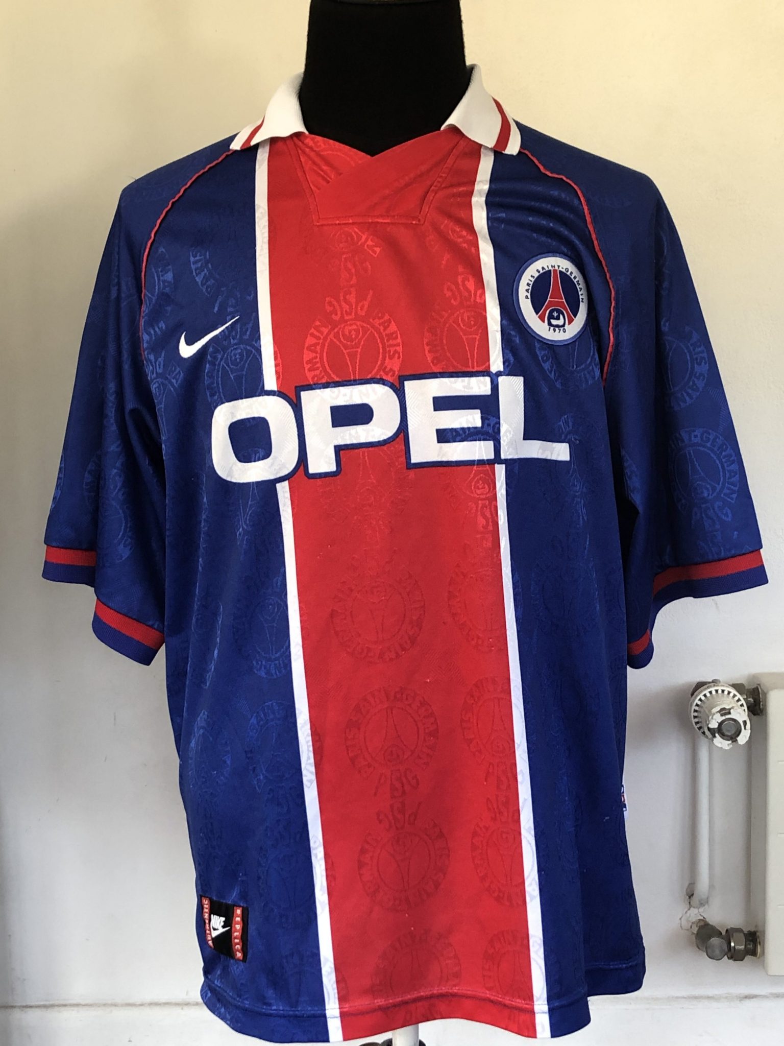 Maillot PSG Europe 1996/1997 Vincent GUERIN