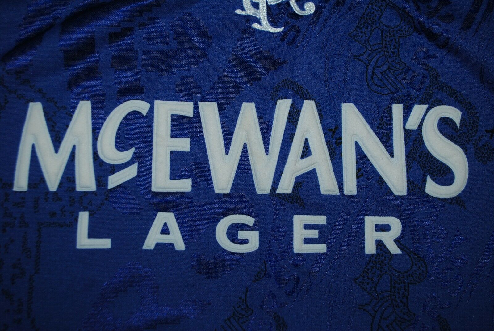 Glasgow Rangers Jersey Shirt 100% Original L 1994/1995/1996 Home USED Rare