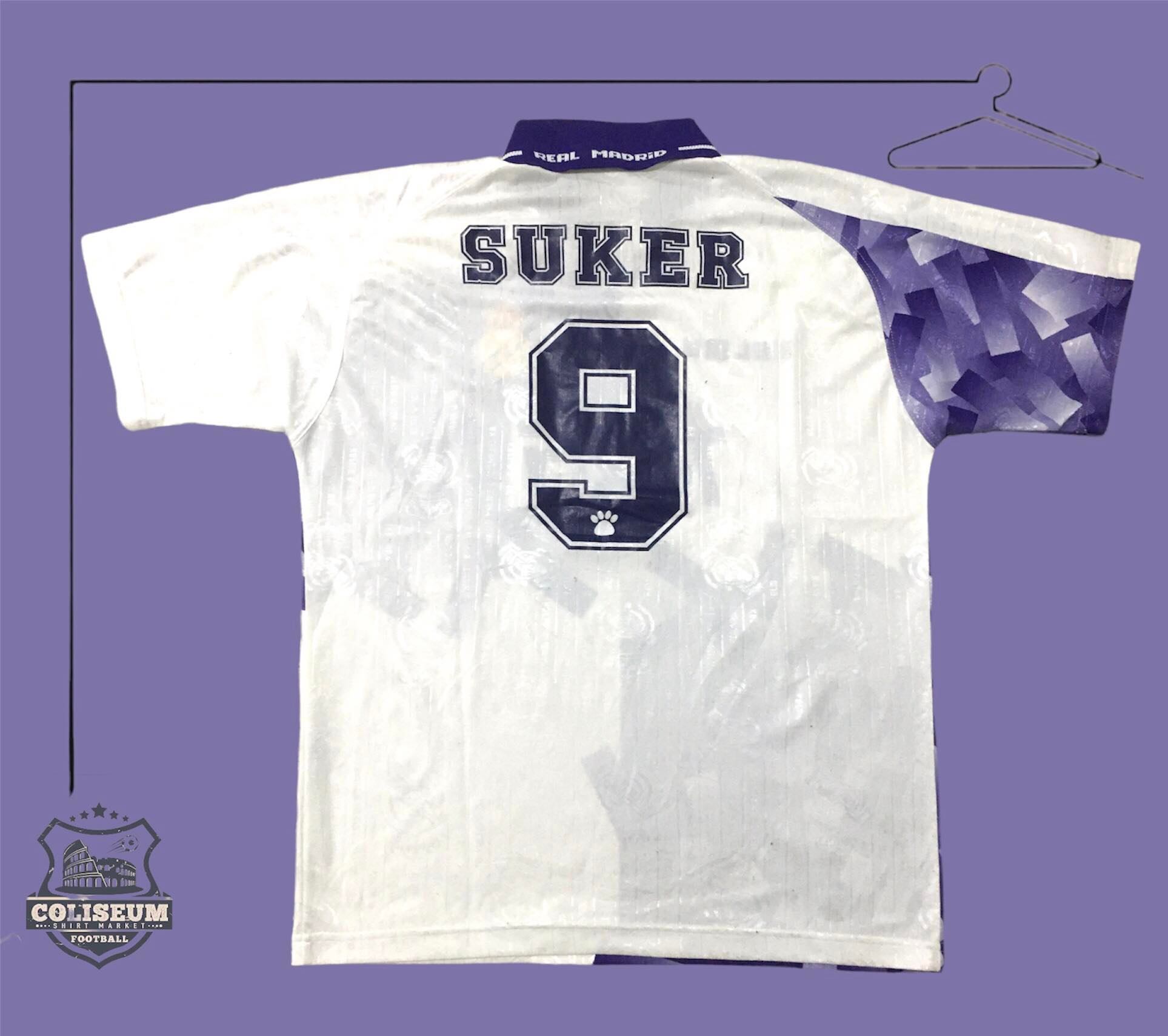 Davor Suker Very Rare Real "third" Shirt From The Season. YFS - Your Football