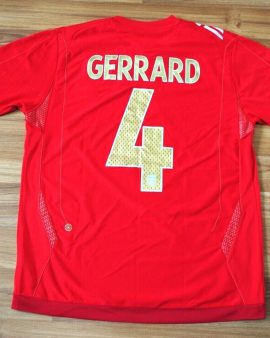 Steven Gerrard football kit